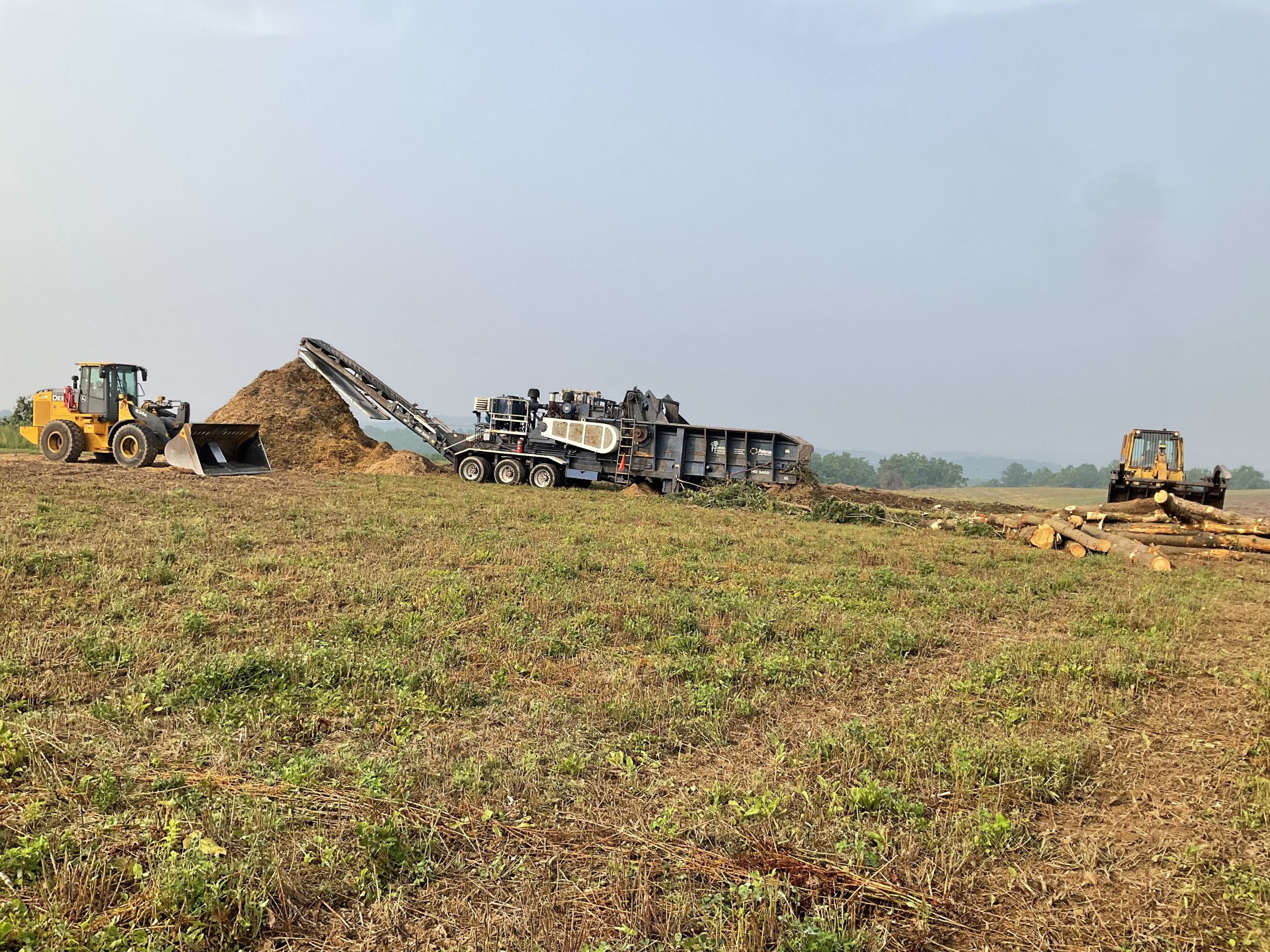 Commercial land clearing for large scale projects.